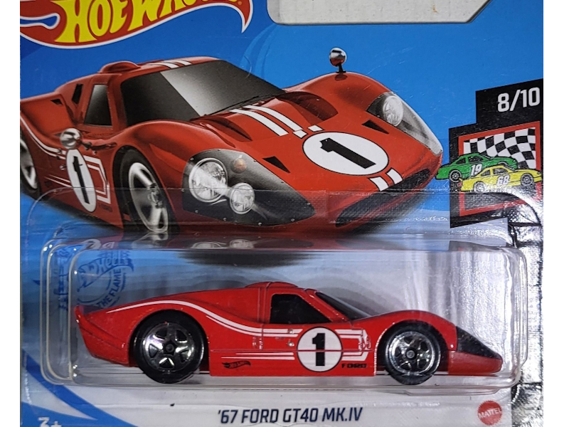 Hot Wheels - `67 Ford GT40 Mk.IV - GRX30