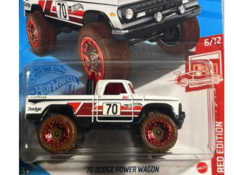 Hot Wheels - `70 Dodge Power Wagon - GTD54