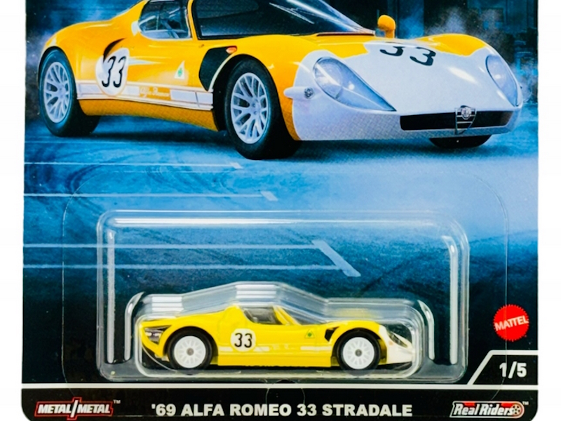Hot Wheels - `69 Alfa Romeo 33 Stradale - HCJ91