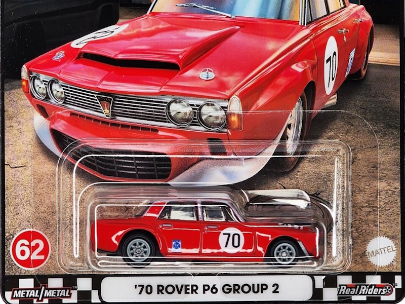 Hot Wheels - `70 Rover P6 Group 2 - HCR00