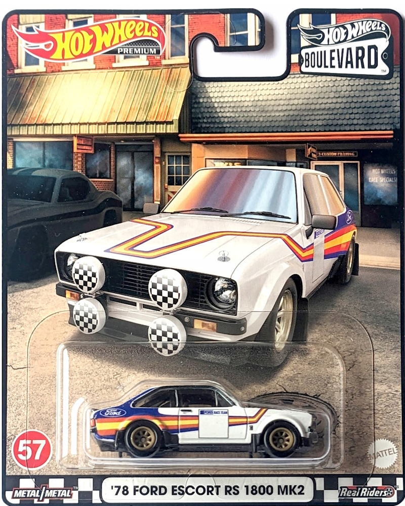 Hot Wheels - `78 Ford Escort RS 1800 MK2 - HCR17
