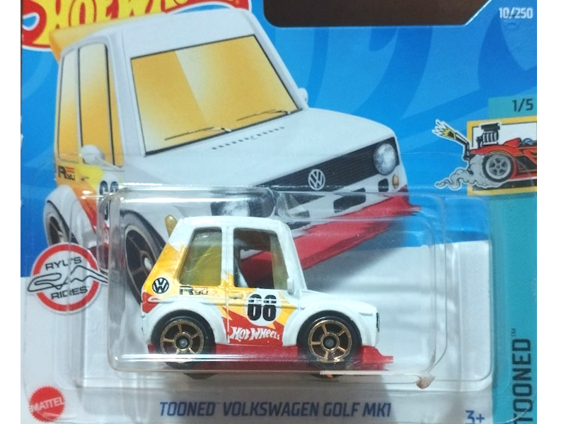 Hot Wheels - Tooned Volkswagen Golf Mk1 - HCT27