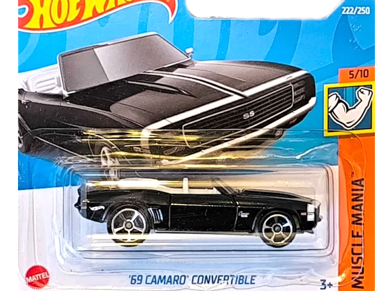 Hot Wheels - `69 Camaro Convertible - HCV72