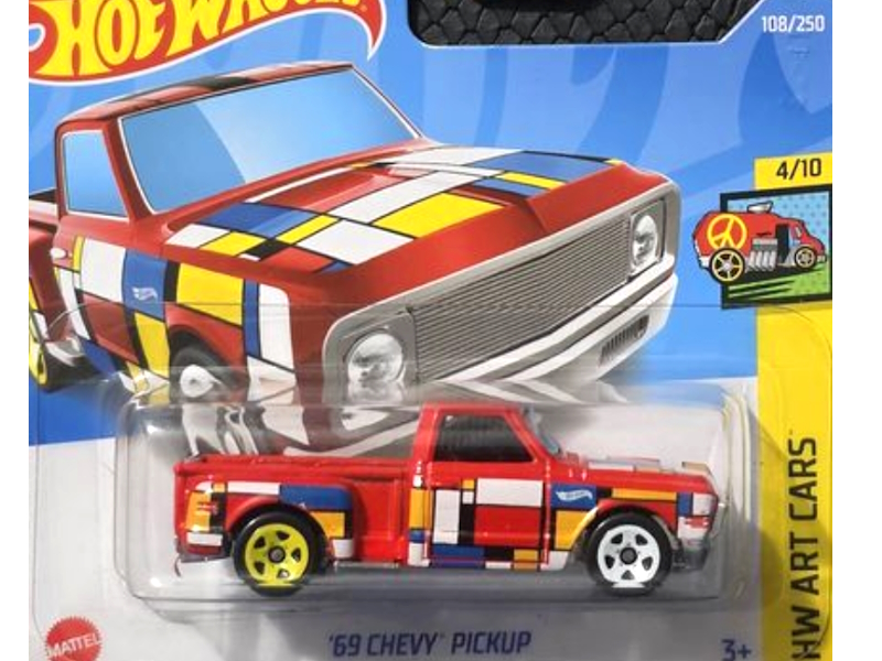 Hot Wheels - `69 Chevy Pickup - HCV74
