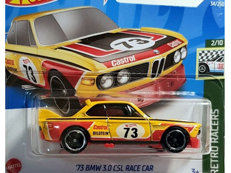 Hot Wheels - `73 BMW 3.0 CSL Race Car - HCW51