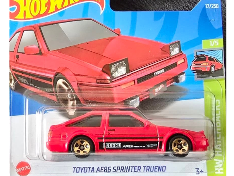 Hot Wheels - Toyota AE86 Sprinter Trueno - HCW77