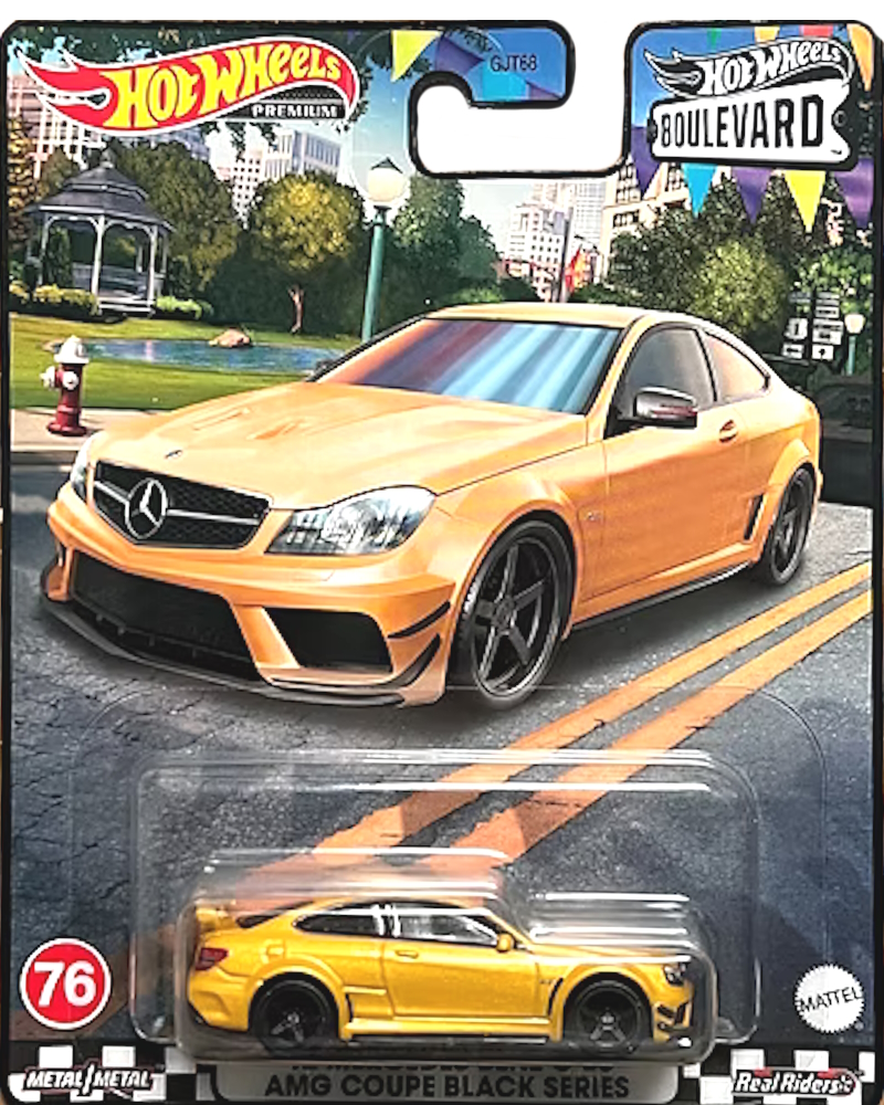 Hot Wheels - `12 Mercedes-Benz C 63 AMG Coupe Black Series - HKF23