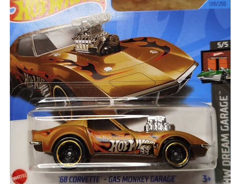 Hot Wheels - `68 Corvette - Gas Monkey Garage - HKH23