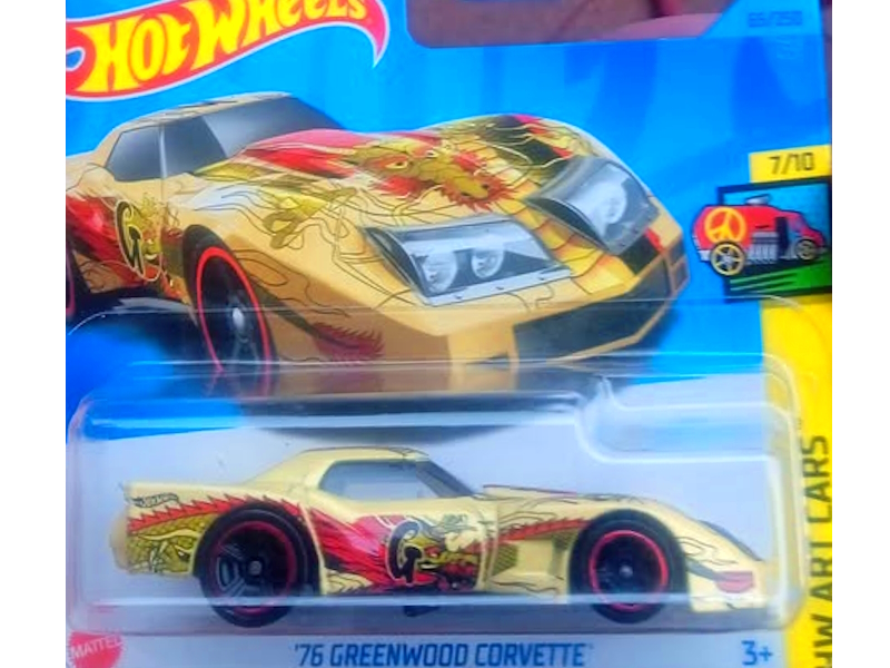 Hot Wheels - `76 Greenwood Corvette - HKH52
