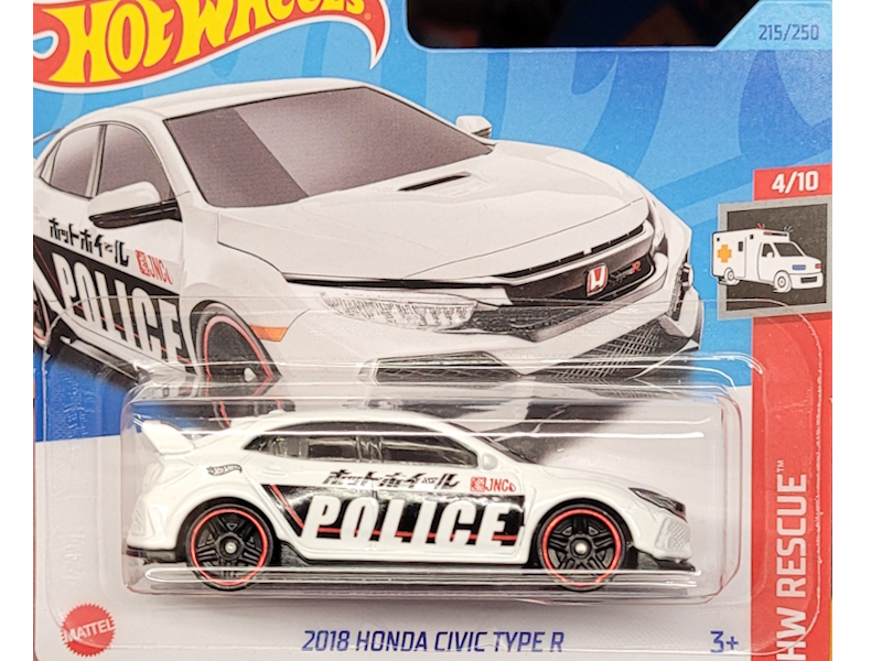 Hot Wheels - 2018 Honda Civic Type R - HKJ21