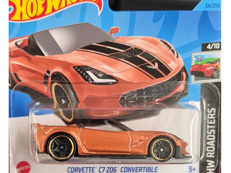 Hot Wheels - Corvette C7 Z06 Convertible - HKK10