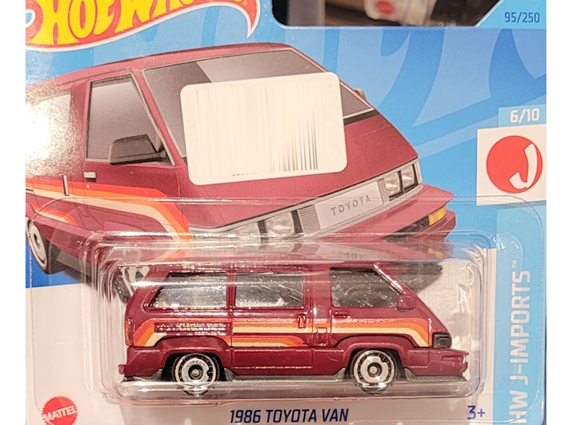 Hot Wheels - 1986 Toyota Van - HKK66