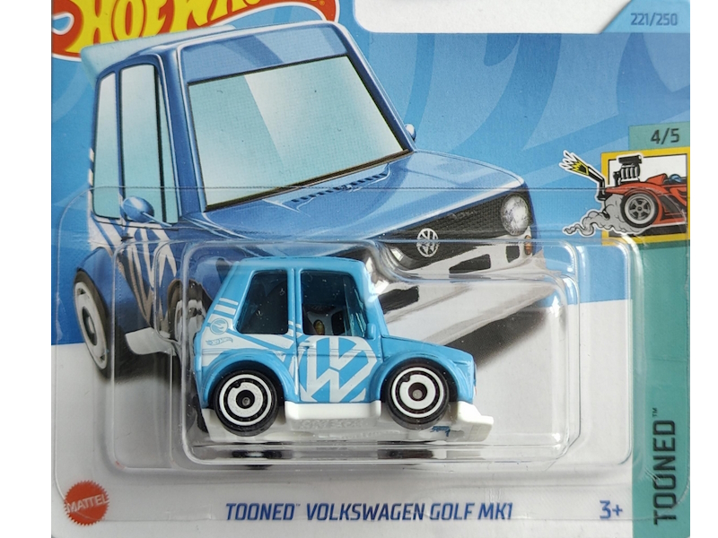 Hot Wheels - Tooned Volkswagen Golf Mk1 - HKK96