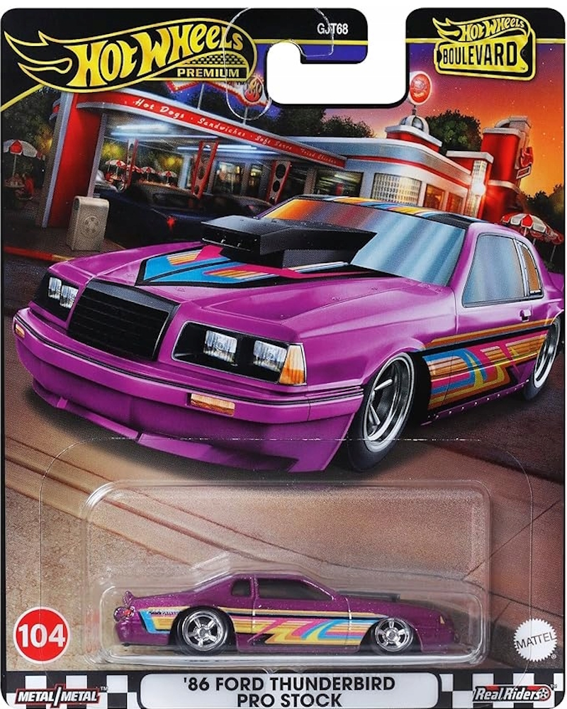 Hot Wheels - `86 Ford Thunderbird Pro Stock - HRT72