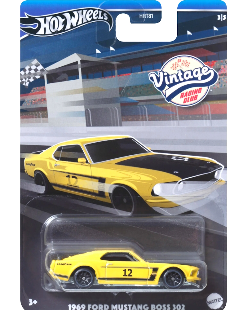 Hot Wheels - 1969 Ford Mustang Boss 302 - HRV08