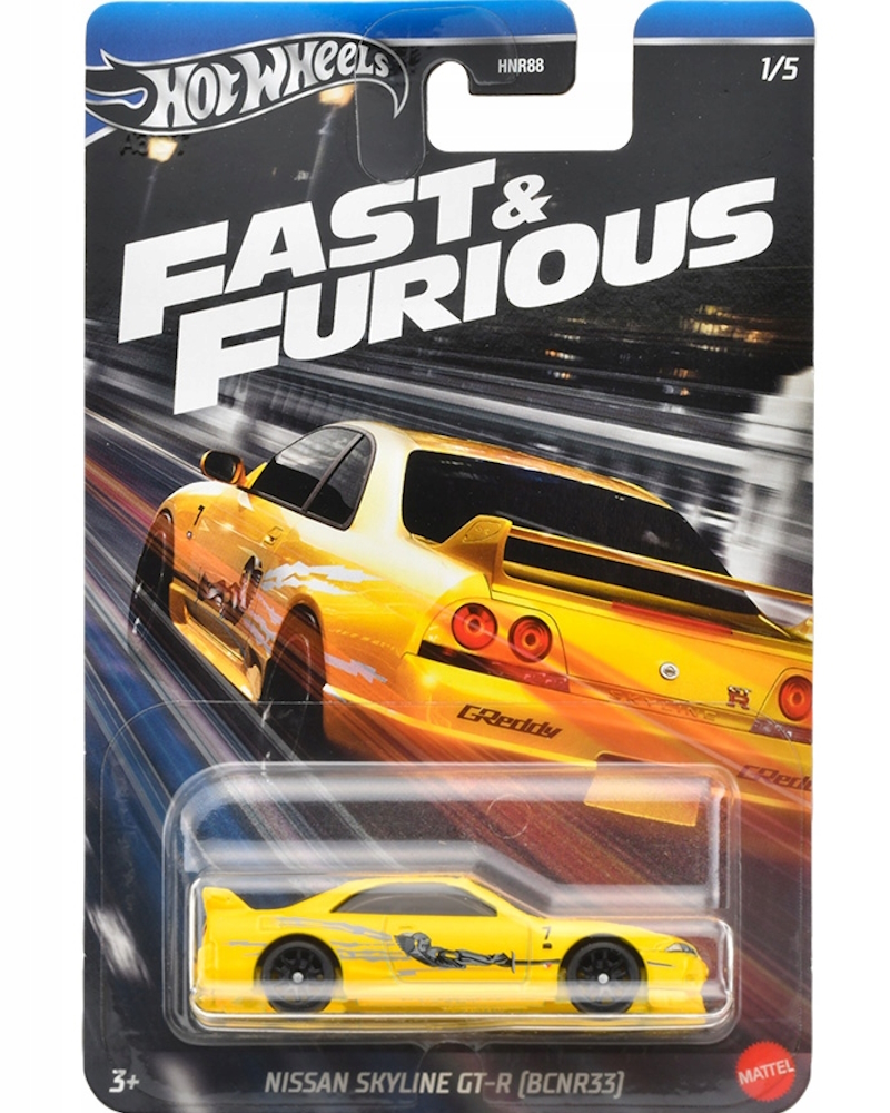 Hot Wheels - Nissan Skyline GT-R (BCNR33) - HRW51