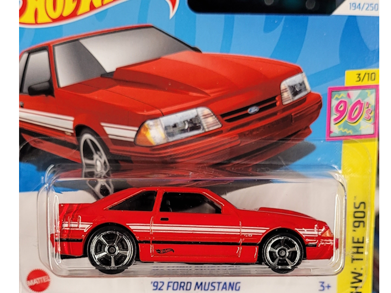 Hot Wheels - `92 Ford Mustang - HTB05