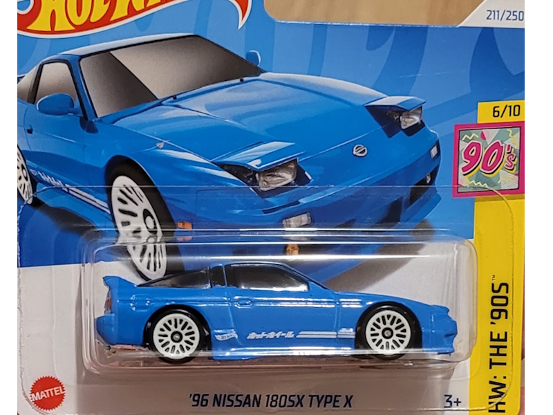 Hot Wheels - `96 Nissan 180SX Type X - HTB08