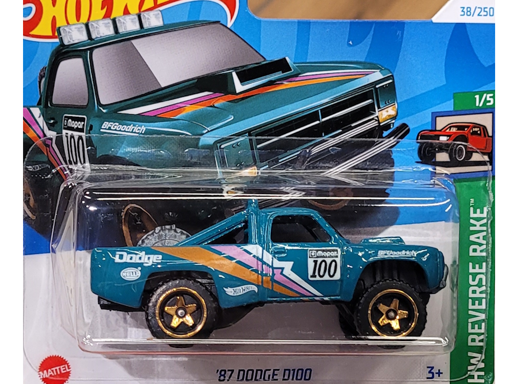 Hot Wheels - `87 Dodge D100 - HTB89