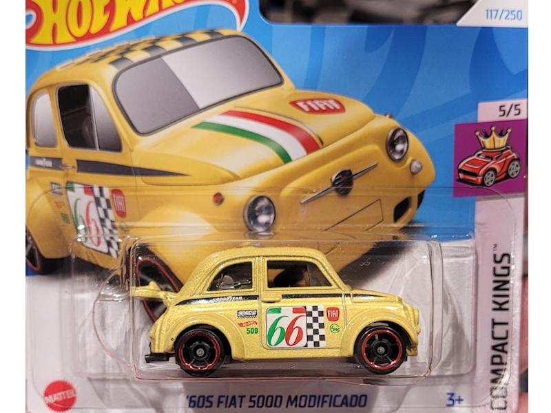 Hot Wheels - `60s Fiat 500D Modificado - HTC20