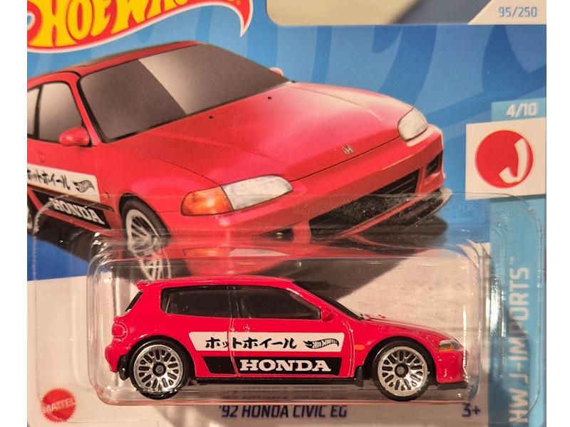 Hot Wheels - `92 Honda Civic EG - HTC43