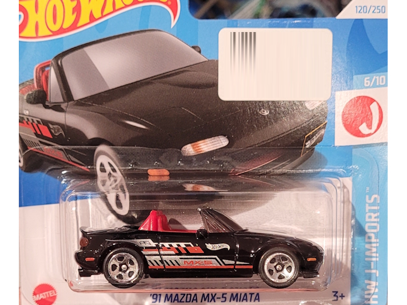 Hot Wheels - `91 Mazda MX-5 Miata - HTC47