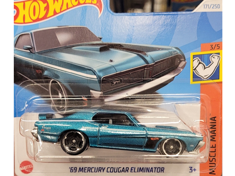 Hot Wheels - `69 Mercury Cougar Eliminator - HTC59