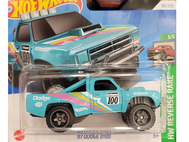 Hot Wheels - `87 Dodge D100 - HTD17