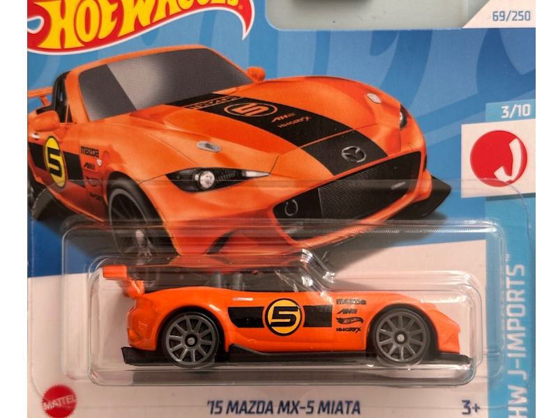 Hot Wheels - `15 Mazda MX-5 Miata - HTD22