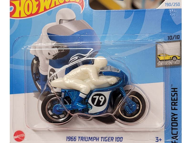 Hot Wheels - 1966 Triumph Tiger 100 - HTD43