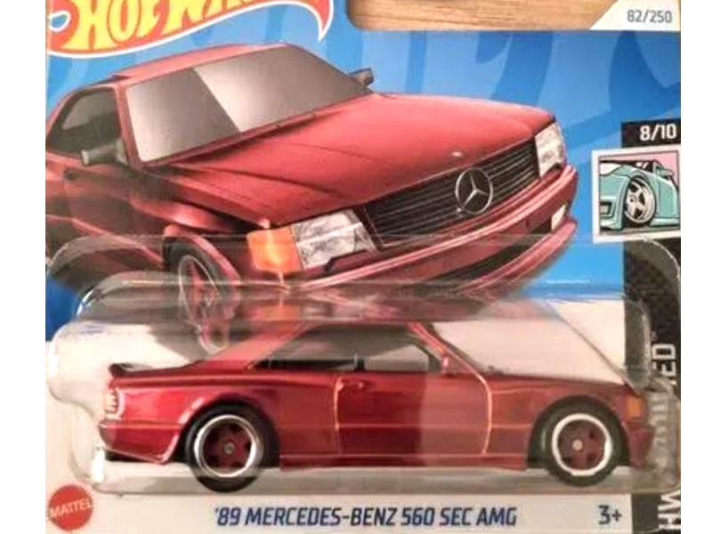 Hot Wheels - `89 Mercedes-Benz 560 SEC AMG - HTF33