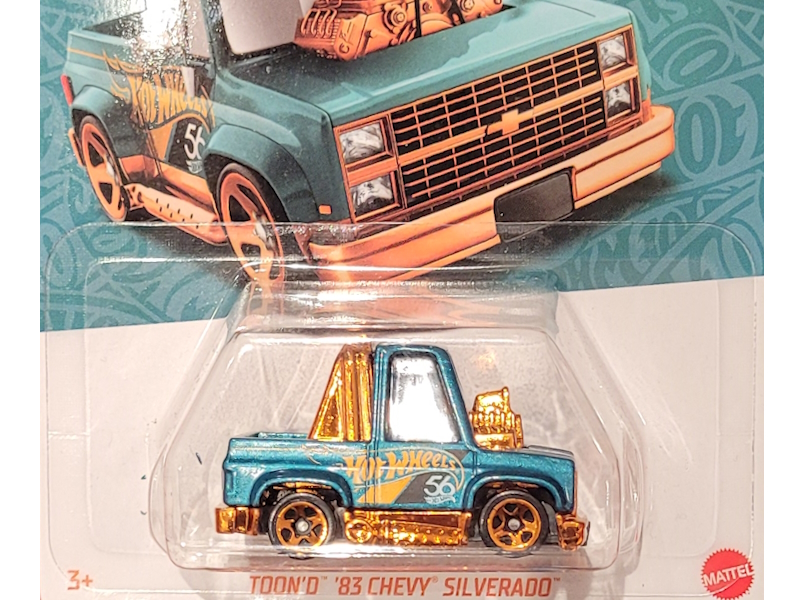 Hot Wheels - Toon`d `83 Chevy Silverado - HVX00