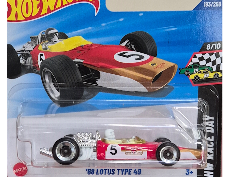 Hot Wheels - `68 Lotus Type 49 - HYX18