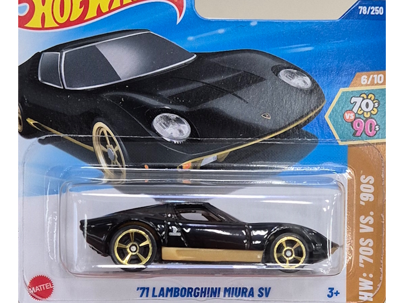 Hot Wheels - `71 Lamborghini Miura SV - HYX73