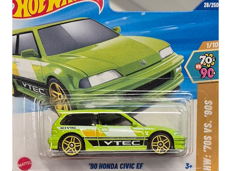 Hot Wheels - `90 Honda Civic EF - HYX90