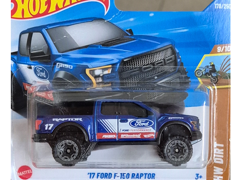 Hot Wheels - `17 Ford F-150 Raptor - JBB05