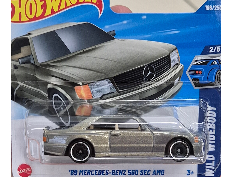 Hot Wheels `89 Mercedes-Benz 560 SEC AMG – blister JBB85
