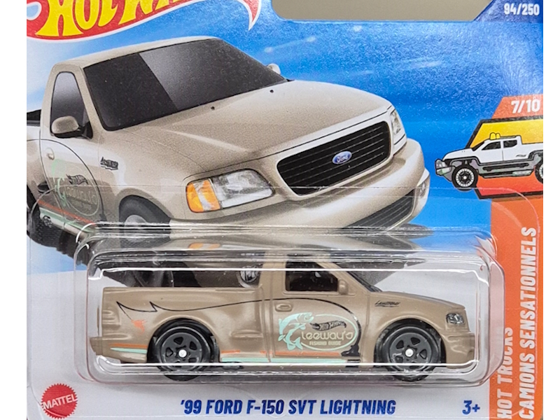 Hot Wheels - `99 Ford F-150 SVT Lightning - JBB53