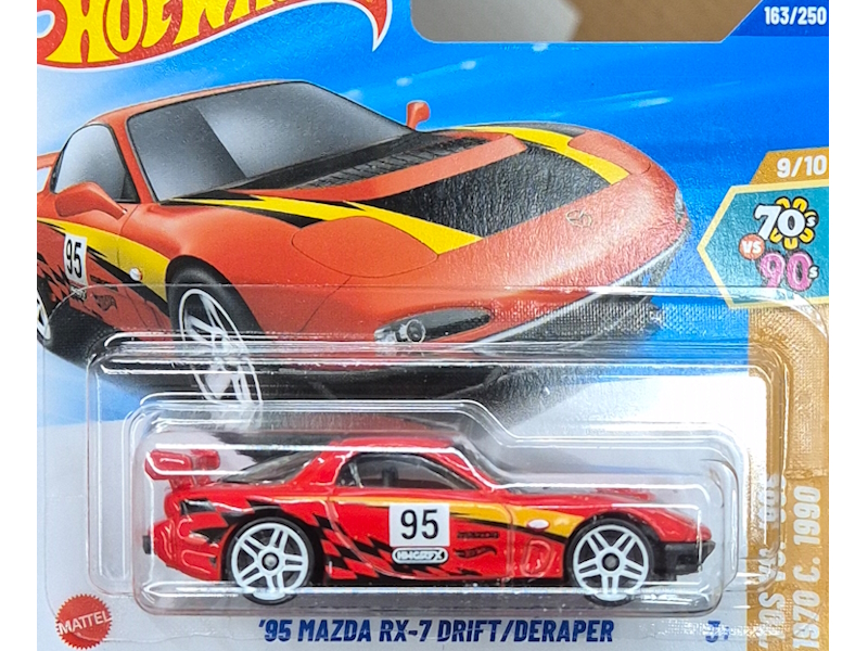 Hot Wheels - `95 Mazda RX-7 Drift - JBB57