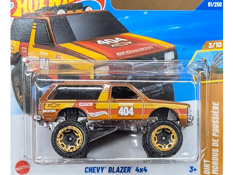 Hot Wheels - Chevy Blazer 4×4 - JBB78