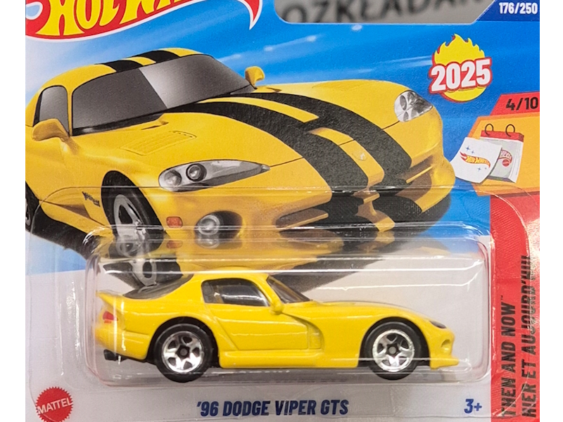 Hot Wheels - `96 Dodge Viper GTS - JBB95
