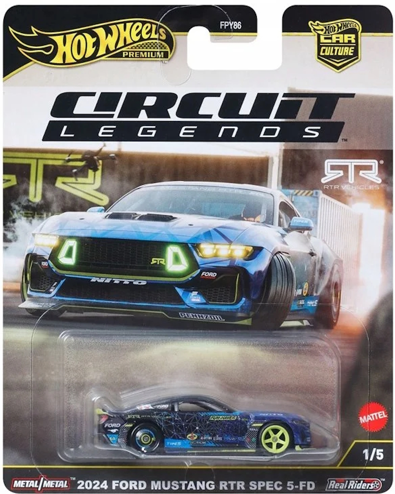 Hot Wheels - 2024 Ford Mustang RTR Spec 5-FD - JBK48