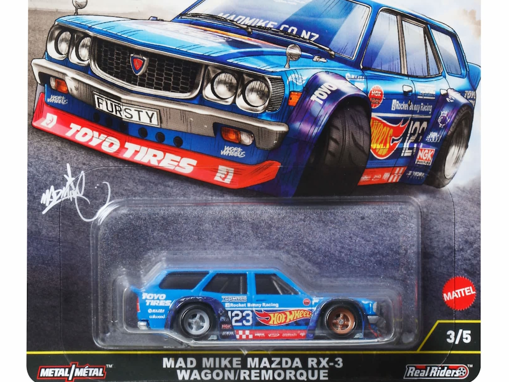 Hot Wheels - Mad Mike Mazda RX-3 Wagon - JBK50