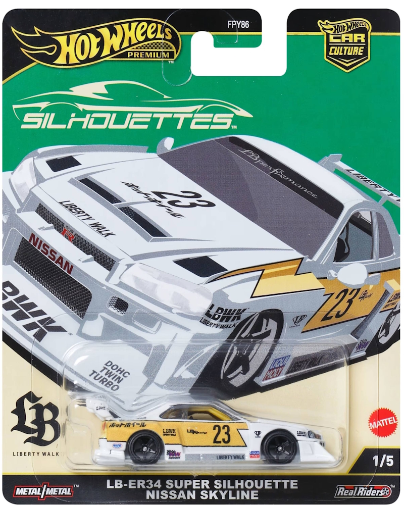 Hot Wheels - LB-ER34 Super Silhouette Nissan Skyline - JBK59
