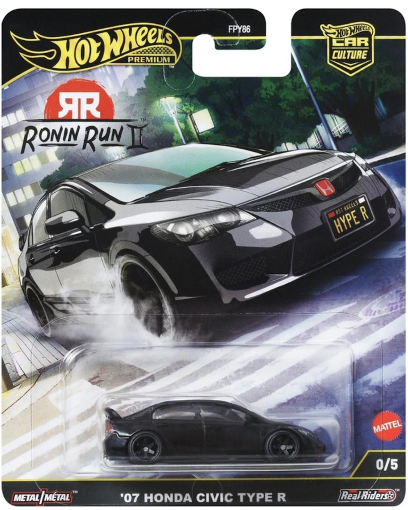 Hot Wheels - `07 Honda Civic Type R - JBK89