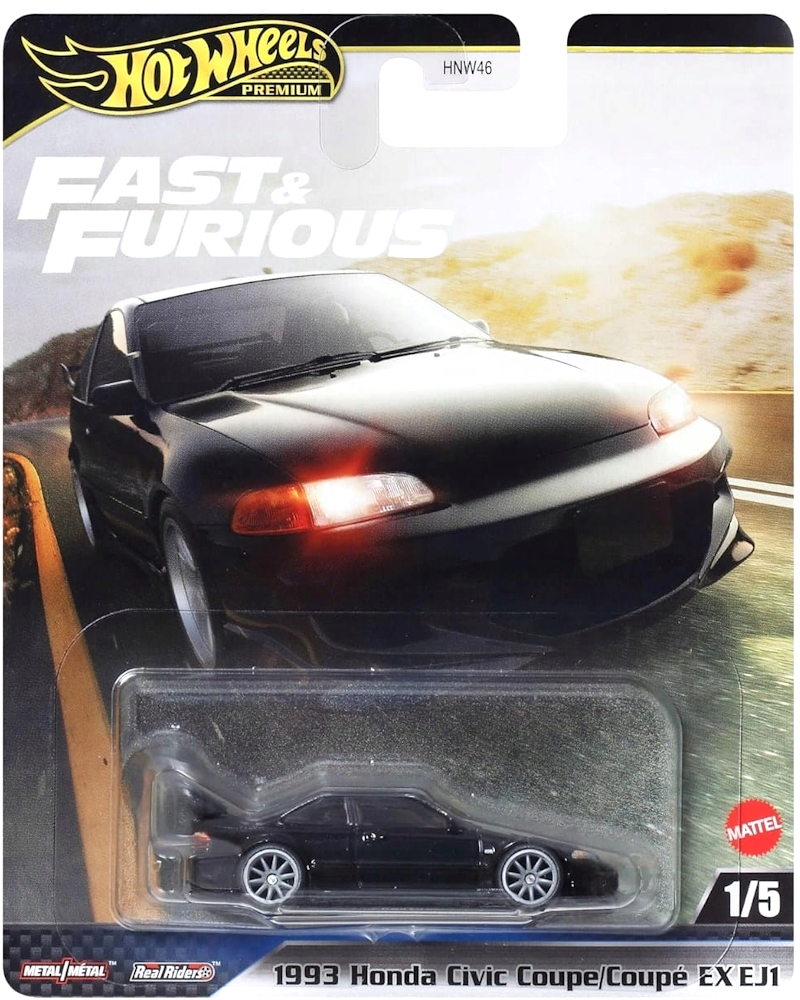 Hot Wheels - 1993 Honda Civic Coupe EX EJ1 - JBL90