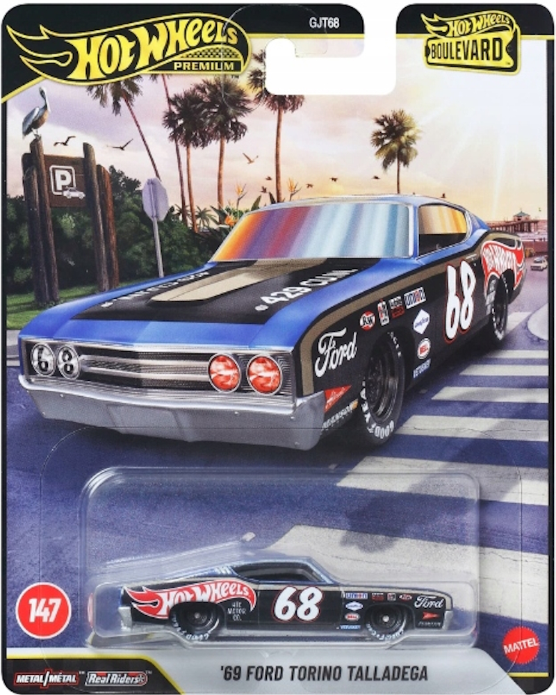Hot Wheels - `69 Ford Torino Talladega - JHW28