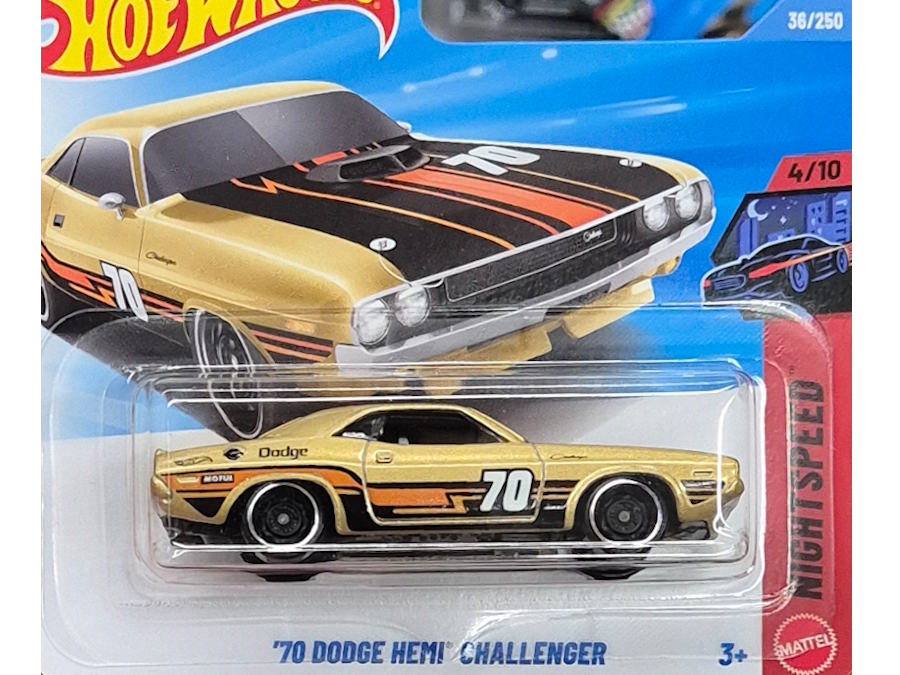 Hot Wheels - `70 Dodge Hemi Challenger - JJJ07