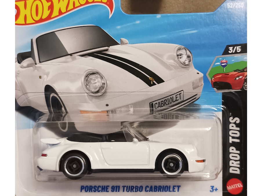 Hot Wheels - Porsche 911 Turbo Cabriolet - JJJ22