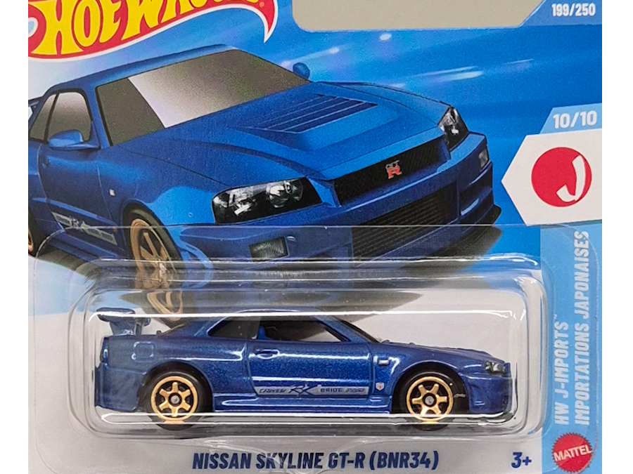Hot Wheels - Nissan Skyline GT-R (BNR34) - JJK35